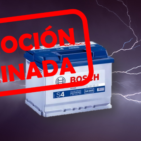 Promoción baterías Bosch terminada