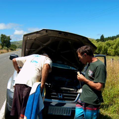 Averías de coche en verano