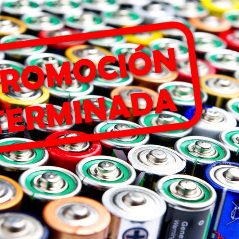 Baterías y pilas, promoción terminada