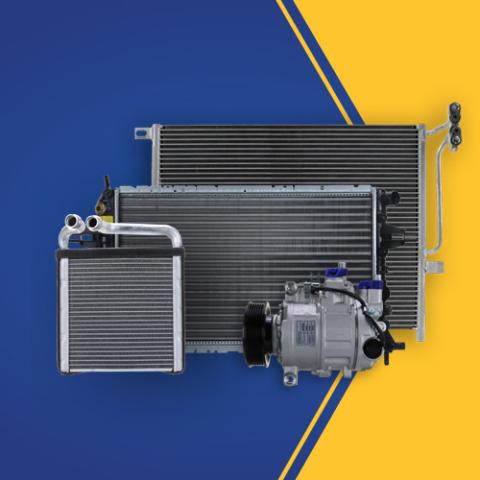 NAPA lanza su nueva gama de recambio para la refrigeración del automóvil: radiadores, condensadores y compresores de calidad máxima.