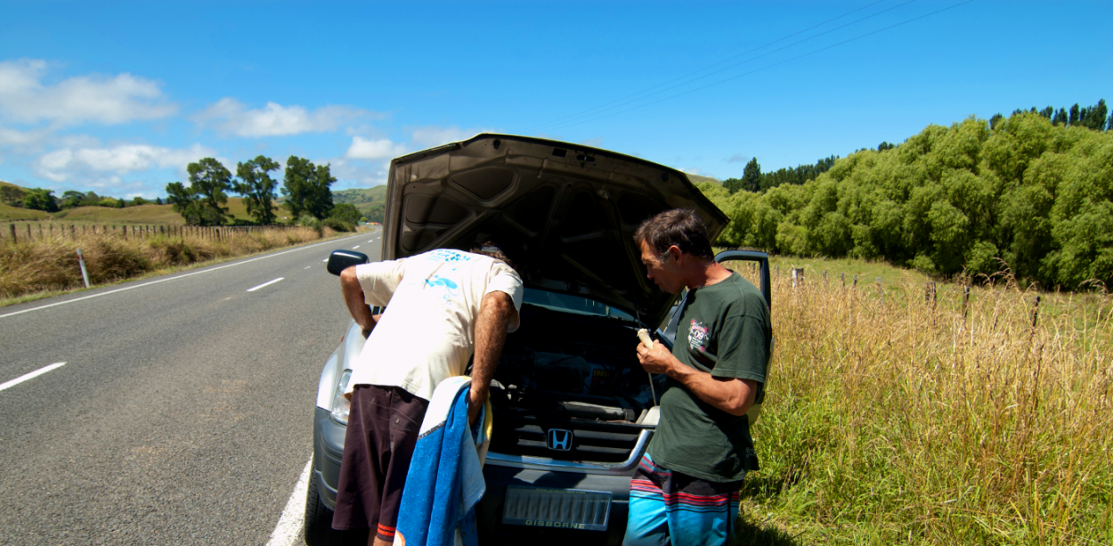Averías de coche en verano