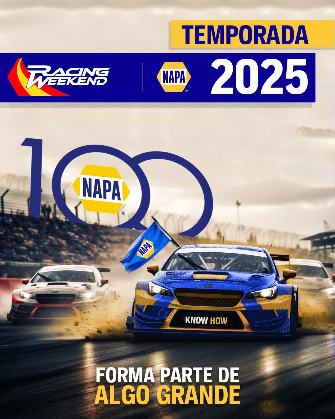 NAPA RENUEVA SU PATROCINIO DEL RACING WEEKEND NAPA RENUEVA SU PATROCINIO DEL RACING WEEKEND
